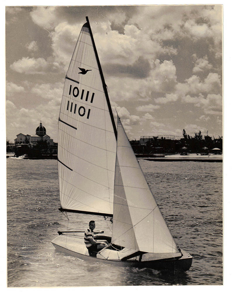 Original Vintage Spanish Water Sport Poster Snipe Sailing Regatta