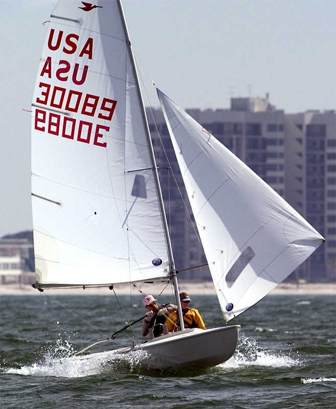 Some Thoughts on Starting and Going Fast Upwind in a Breeze and Chop Image