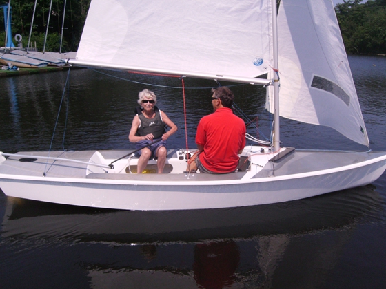 Builder Takes Owner for a Sail Image