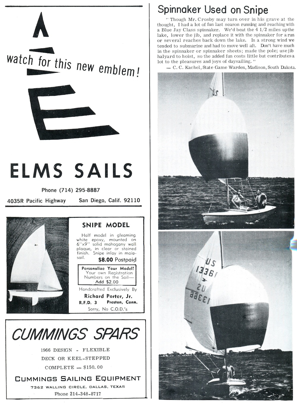 1966 – Snipes and Spinnakers Image