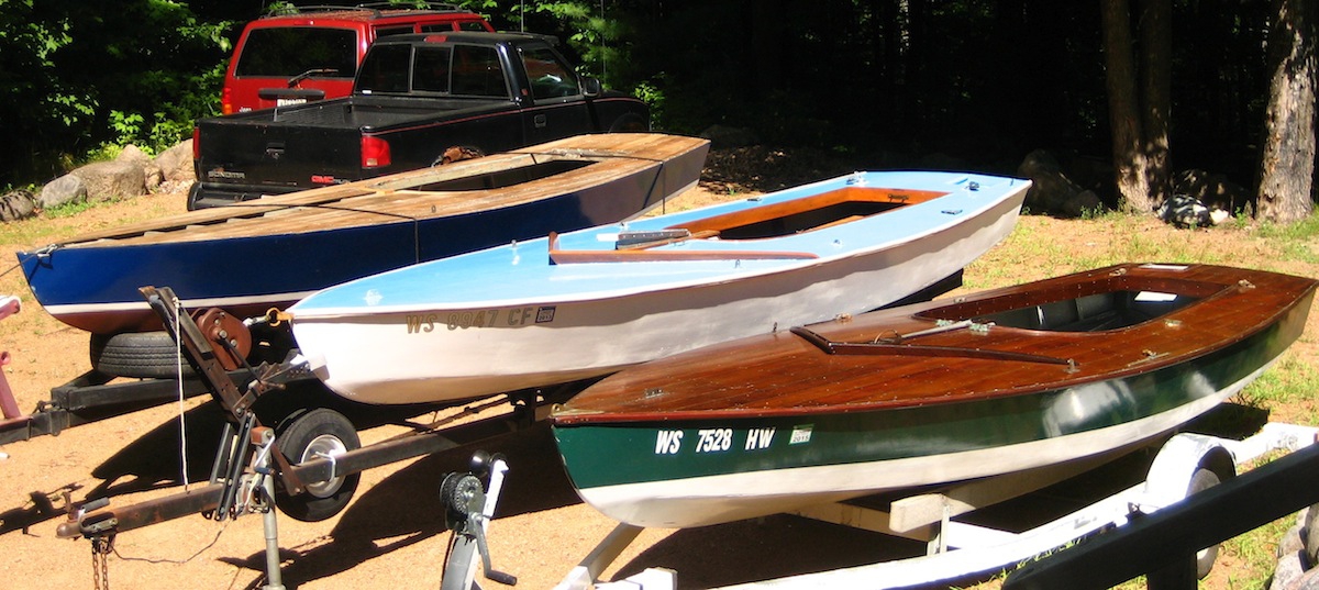 Three Pre-WW II Wooden Snipes Built in Wisconsin (Dunphy and Thompson) Image