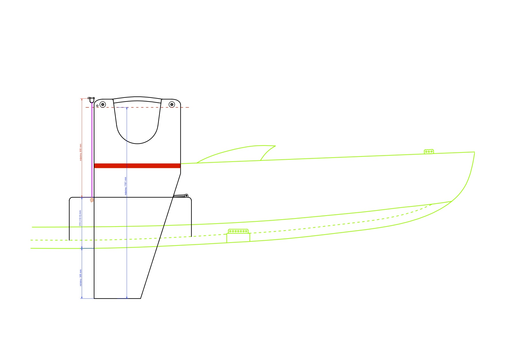 snipe sailboat daggerboard