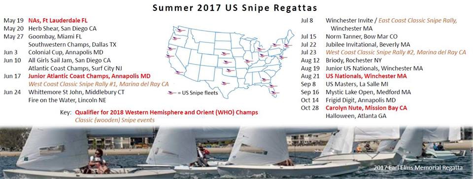 Summer 2017 US Snipe Regattas Image
