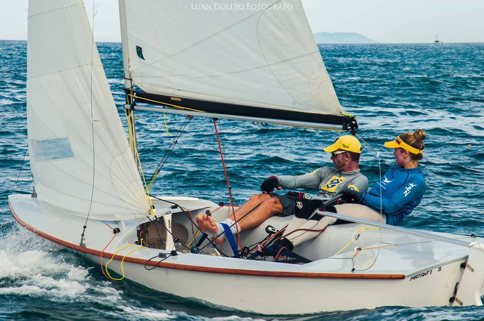 Gintare & Robert Scheidt sailing Snipe Image