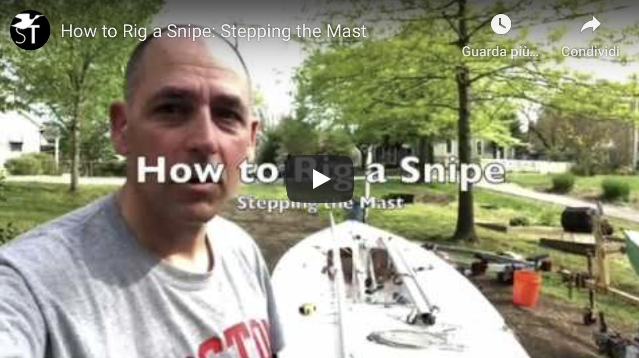 How to Rig a Snipe: Stepping the Mast Image