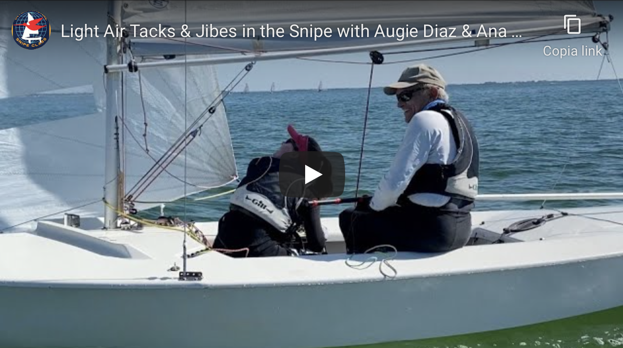 Light Air Tacks & Jibes in the Snipe with Augie Diaz & Ana Schonander in Miami Image