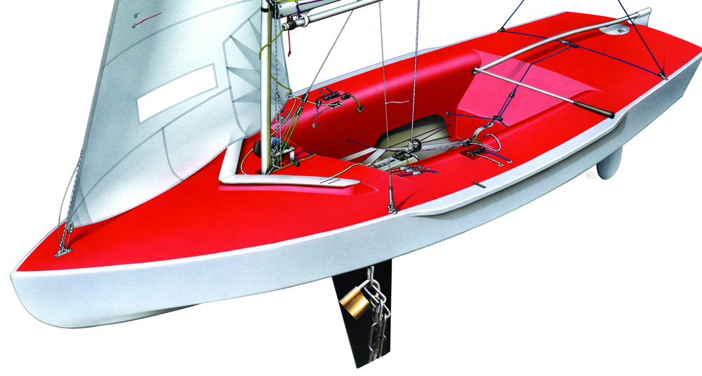 snipe sailboat daggerboard