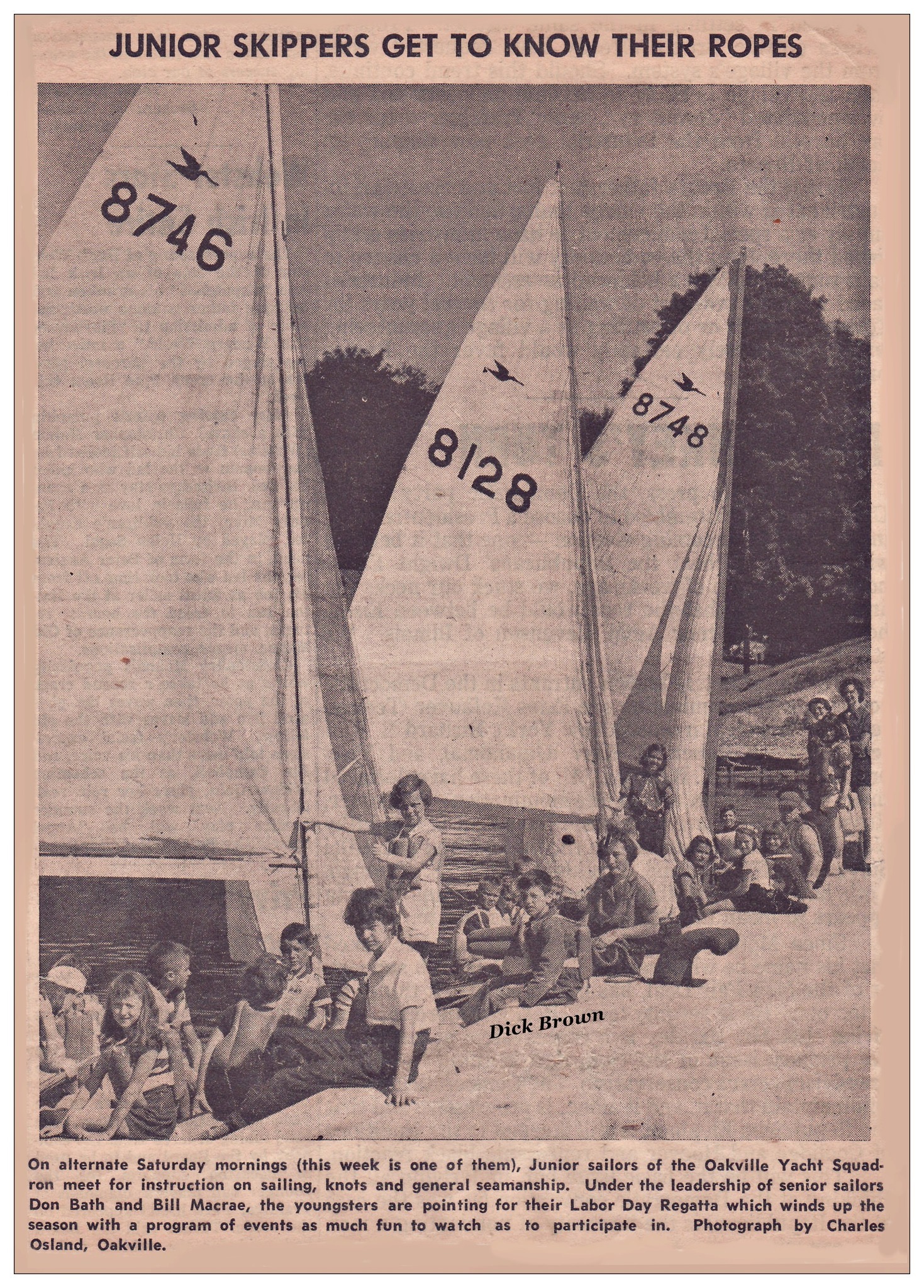 Junior Skippers and Snipes at the Oakville Yacht Squadron Image