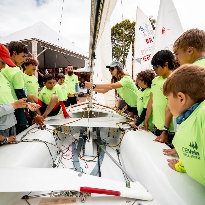 Opti Sailors in Brazil Image