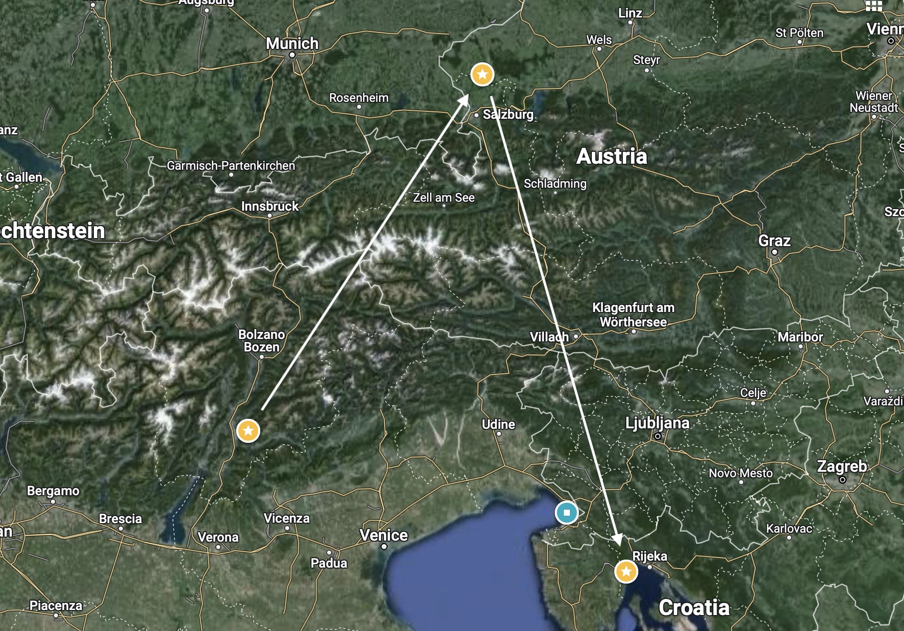 Alpe Adria Region Snipe Series Image