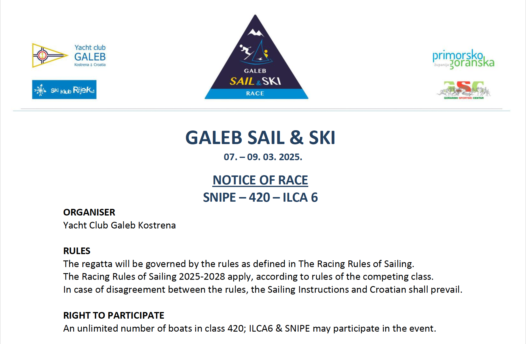 Galeb Sail & Ski Image