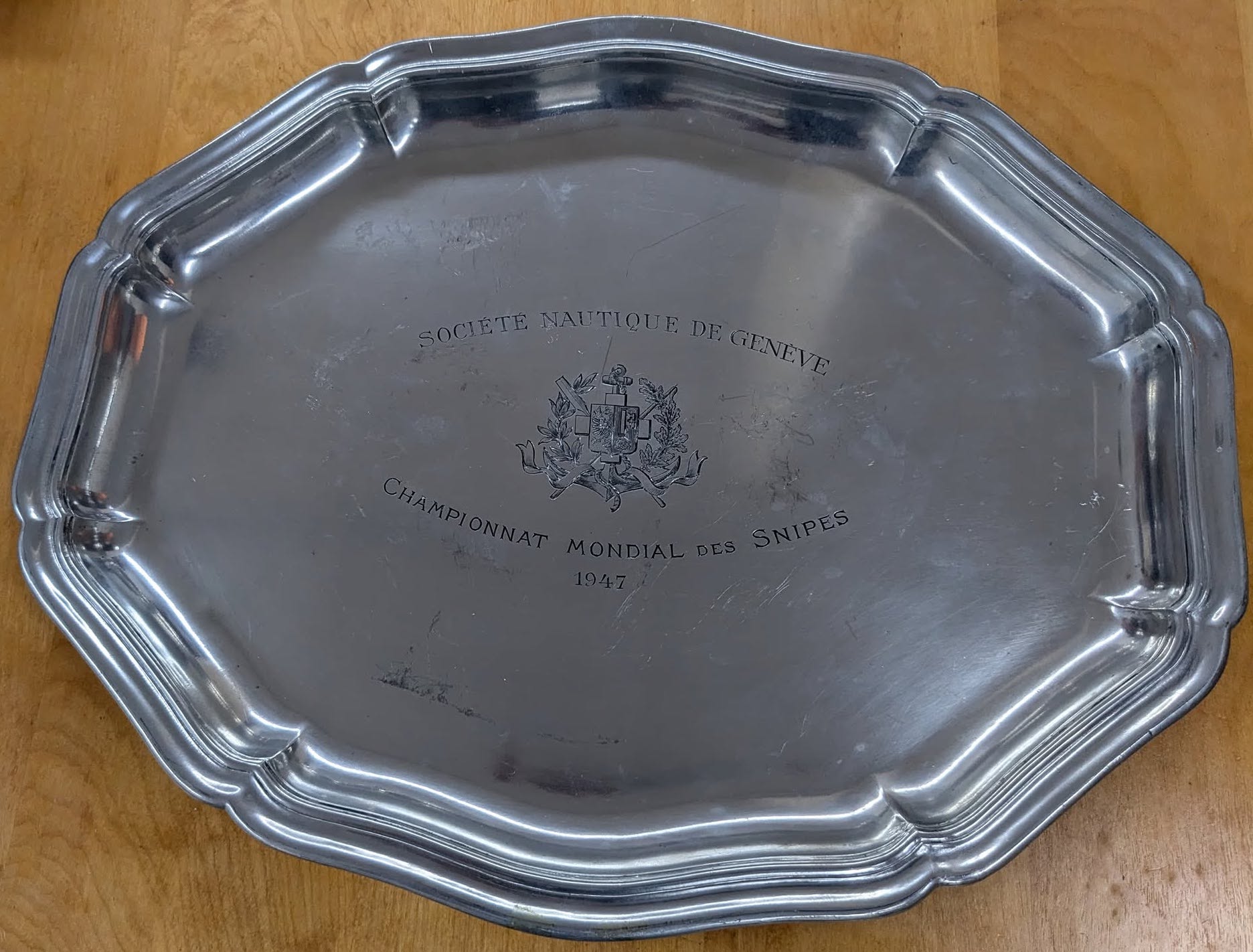 A Trophy from the 1947 Snipe Worlds Image