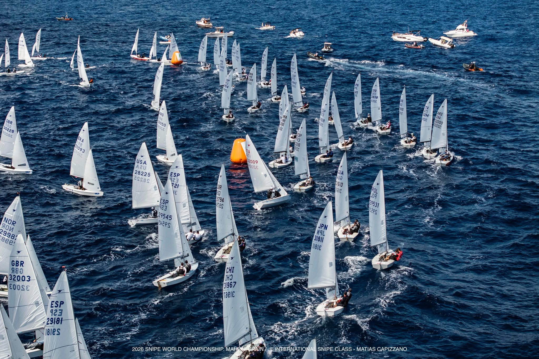 Snipe Worlds Mahón 2026 – Boats and Sails Statistics Image